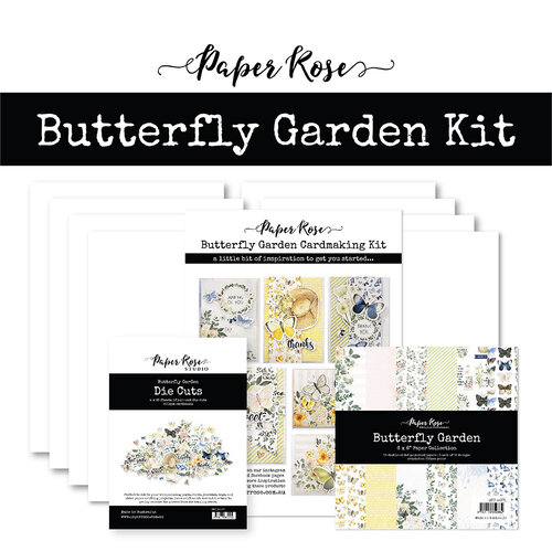 Paper Rose - Cardmaking Kit - Butterfly Garden