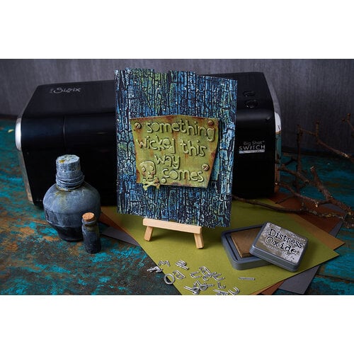 Sizzix - Tim Holtz - Thinlits Dies - Vault Alphanumeric Cutout Lower