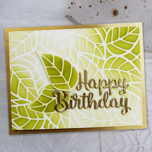 Paper Rose - 6 x 6 Stencils - Leaves
