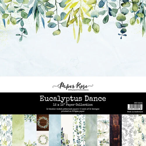 Paper Rose - 12 x 12 Collection Pack - Eucalyptus Dance