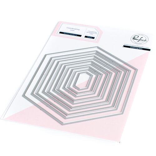 Pinkfresh Studio - Dies - Nested Hexagons 1 Pinkfresh Studio - Dies - Nested Hexagons