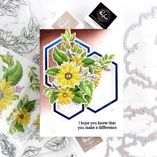 Pinkfresh Studio - Dies - Nested Hexagons 3 Pinkfresh Studio - Dies - Nested Hexagons