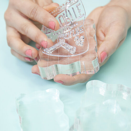 Scrapbook.com - Perfect Clear Acrylic Stamp Block Bundle - Assorted Sizes - 5 Pack 7 Scrapbook.com - Perfect Clear Acrylic Stamp Block Bundle - Assorted Sizes - 5 Pack