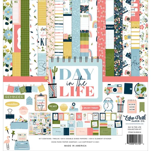 Echo Park - Day In The Life Collection - 12 x 12 Collection Kit 1 Echo Park - Day In The Life Collection - 12 x 12 Collection Kit