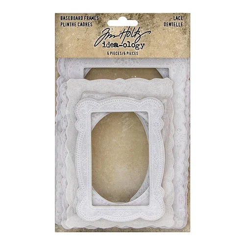 Idea-ology - Tim Holtz - Baseboard Frames - Lace 1 Idea-ology - Tim Holtz - Baseboard Frames - Lace