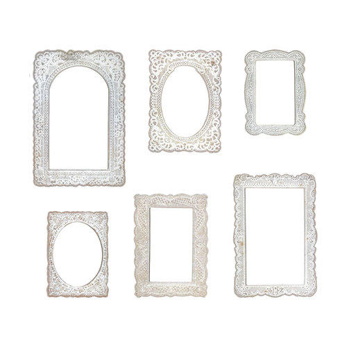 Idea-ology - Tim Holtz - Baseboard Frames - Lace 2 Idea-ology - Tim Holtz - Baseboard Frames - Lace