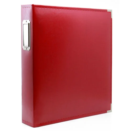 Scrapbook.com - 9x12 Three Ring Album - Red 1 Scrapbook.com - 9x12 Three Ring Album - Red
