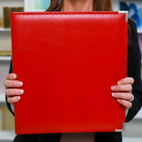 Scrapbook.com - 9x12 Three Ring Album - Red 2 Scrapbook.com - 9x12 Three Ring Album - Red