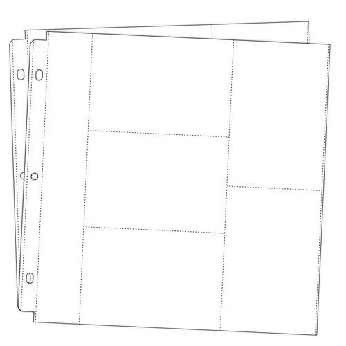 Scrapbook.com - Universal 12x12 Pocket Page Protectors - Style 1 - 20 Pack 1 Scrapbook.com - Universal 12x12 Pocket Page Protectors - Style 1 - 20 Pack