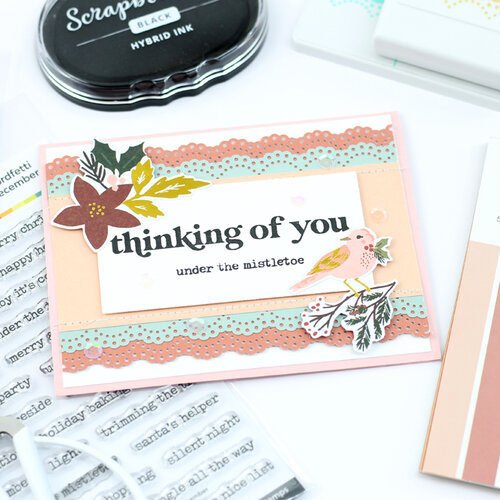 Scrapbook.com - Clear Photopolymer Stamp Set - Botanical Borders with Sentiments 5 Scrapbook.com - Clear Photopolymer Stamp Set - Botanical Borders with Sentiments
