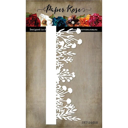 Paper Rose - Dies - Wildflower Border 1 Paper Rose - Dies - Wildflower Border