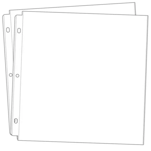 Scrapbook.com - Universal 12x12 Page Protectors for 3-ring Albums - 20 - Two 10 Packs 1 Scrapbook.com - Universal 12x12 Page Protectors for 3-ring Albums - 20 - Two 10 Packs