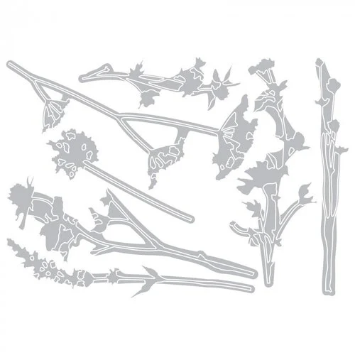 Sizzix - Tim Holtz - Alterations Collection - Thinlits Dies - Wildflowers 3 Sizzix - Tim Holtz - Alterations Collection - Thinlits Dies - Wildflowers