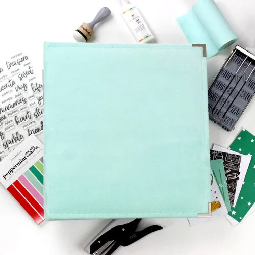 Scrapbook.com - 9x12 Three Ring Album - Plush - Mint 6 Scrapbook.com - 9x12 Three Ring Album - Plush - Mint