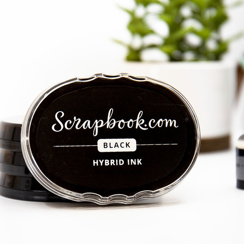 Scrapbook.com - Premium Hybrid Ink Pad - Black 2 Scrapbook.com - Premium Hybrid Ink Pad - Black