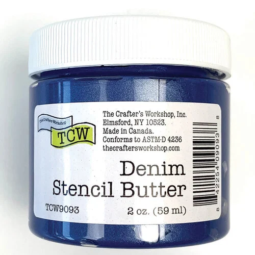 The Crafter's Workshop - Stencil Butter - Denim 1 The Crafter's Workshop - Stencil Butter - Denim