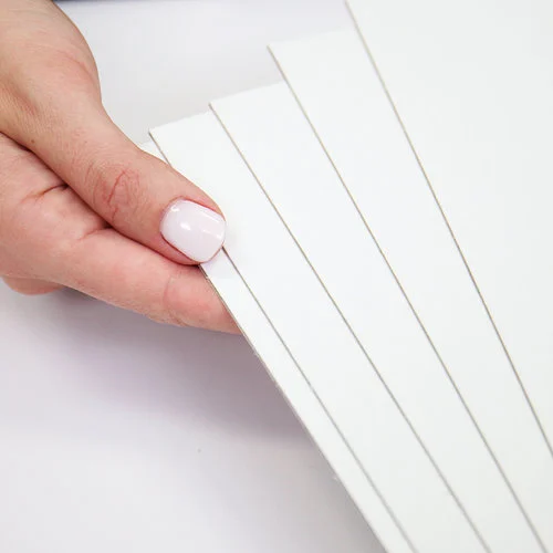 Scrapbook.com - 12 x 12 Chipboard - 1X Heavy - 50pt - White One Side - One Sheet