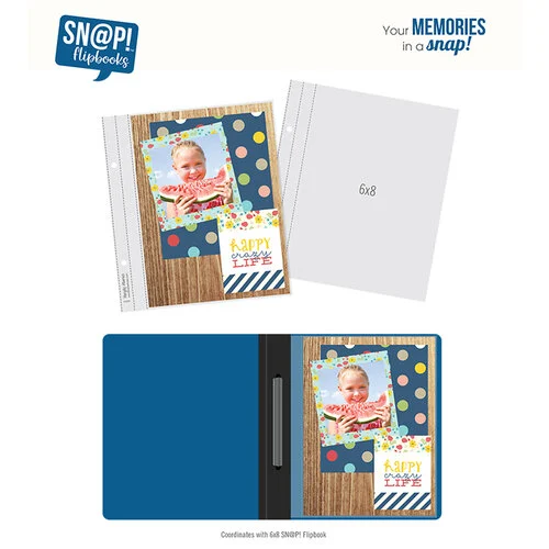 Simple Stories - SNAP Studio Flipbook Collection - 6 x 8 Flipbook Pages - 6 x 8 Pack Refills 6 Simple Stories - SNAP Studio Flipbook Collection - 6 x 8 Flipbook Pages - 6 x 8 Pack Refills