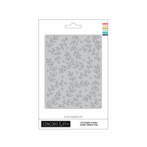 Concord and 9th - Dies - Stitched Vines Card Front