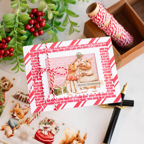 Scrapbook.com - Stencils - Candy Stripe - 6x8 4 Scrapbook.com - Stencils - Candy Stripe - 6x8