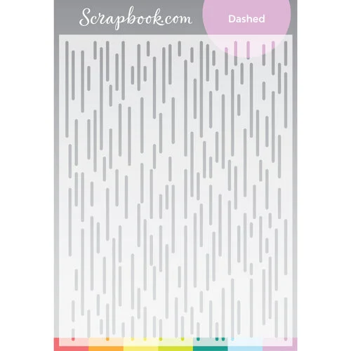 Scrapbook.com - Stencils - Dashed - 6x8 1 Scrapbook.com - Stencils - Dashed - 6x8