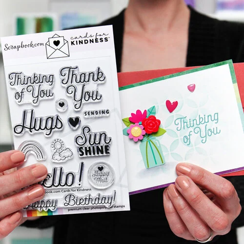 Scrapbook.com - Clear Photopolymer Stamp Set - Cards for Kindness 2 Scrapbook.com - Clear Photopolymer Stamp Set - Cards for Kindness