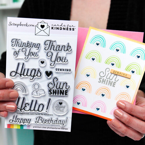 Scrapbook.com - Clear Photopolymer Stamp Set - Cards for Kindness 6 Scrapbook.com - Clear Photopolymer Stamp Set - Cards for Kindness