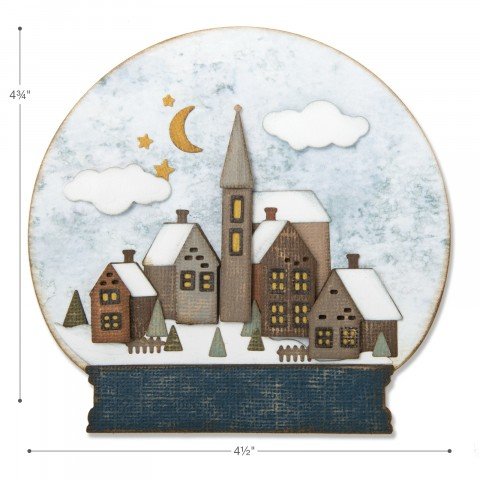 Sizzix - Tim Holtz - Thinlits Dies - Vault Snowglobe 2 2 Sizzix - Tim Holtz - Thinlits Dies - Vault Snowglobe 2
