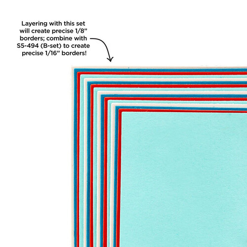 Spellbinders - Etched Dies - Precision Layering Basics - A2 A 5 Spellbinders - Etched Dies - Precision Layering Basics - A2 A