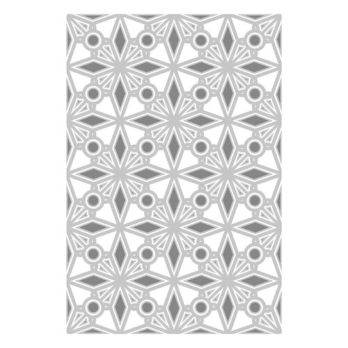 Sizzix - Multi-Level Textured Impressions - Embossing Folder - Geo Crystals 2 Sizzix - Multi-Level Textured Impressions - Embossing Folder - Geo Crystals