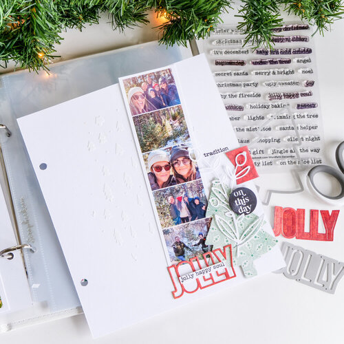 Scrapbook.com - Clear Photopolymer Stamp Set - Wordfetti December 7 Scrapbook.com - Clear Photopolymer Stamp Set - Wordfetti December