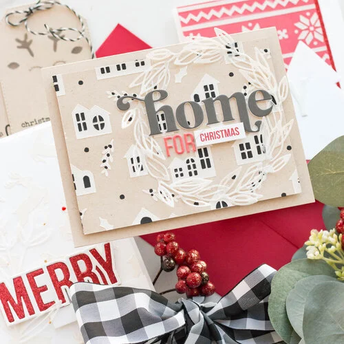 Scrapbook.com - Stencils - Layered Set - Winter Cottage - 6x8 4 Scrapbook.com - Stencils - Layered Set - Winter Cottage - 6x8