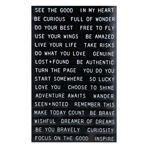 Idea-ology - Tim Holtz - Label Stickers - Thoughts 2 Idea-ology - Tim Holtz - Label Stickers - Thoughts