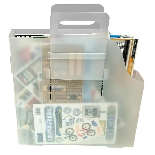 Totally Tiffany - Multicraft Storage System Collection - Paper Handler and 12 x 12 XL Fab File Inserts Bundle