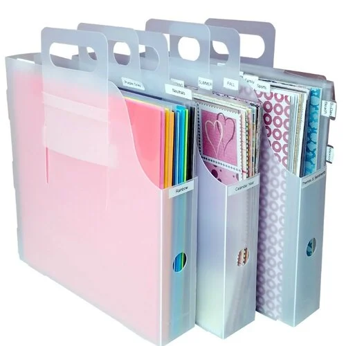 Totally Tiffany - Multicraft Storage System Collection - Paper Handler and 12 x 12 XL Fab File Inserts Bundle