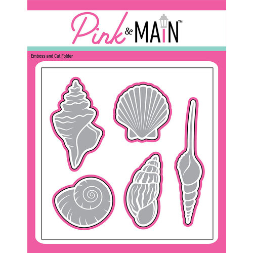 Pink and Main - Emboss and Cut Folder - Seashells 1 Pink and Main - Emboss and Cut Folder - Seashells