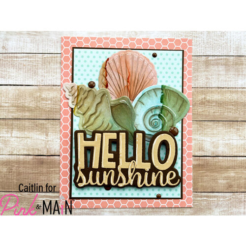 Pink and Main - Emboss and Cut Folder - Seashells 2 Pink and Main - Emboss and Cut Folder - Seashells