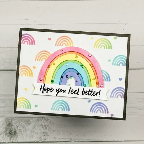Scrapbook.com - Stencils - Little Rainbows - 6x8 11 Scrapbook.com - Stencils - Little Rainbows - 6x8