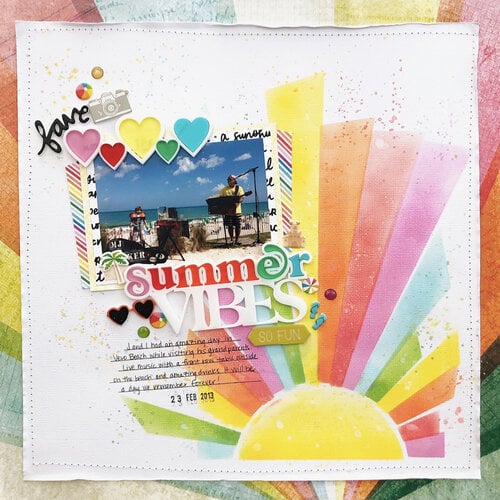 Scrapbook.com - Stencils - 6x8 - Bright Days Ahead Bundle 9 Scrapbook.com - Stencils - 6x8 - Bright Days Ahead Bundle