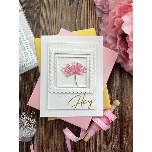Pinkfresh Studio - Essentials Collection - Dies - Stitched Scalloped Square 5 Pinkfresh Studio - Essentials Collection - Dies - Stitched Scalloped Square