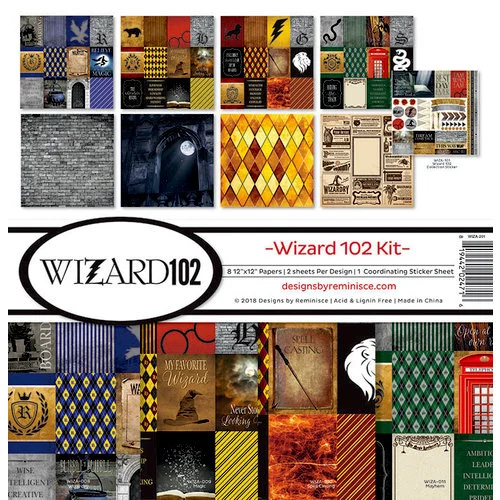 Reminisce - Wizard 102 Collection - 12 x 12 Collection Kit 1 Reminisce - Wizard 102 Collection - 12 x 12 Collection Kit