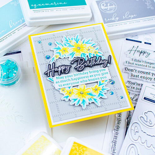 Pinkfresh Studio - Dies - Happy Birthday Sentiments 3 Pinkfresh Studio - Dies - Happy Birthday Sentiments