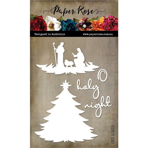 Paper Rose - Christmas - Dies - Nativity Tree 1 Paper Rose - Christmas - Dies - Nativity Tree