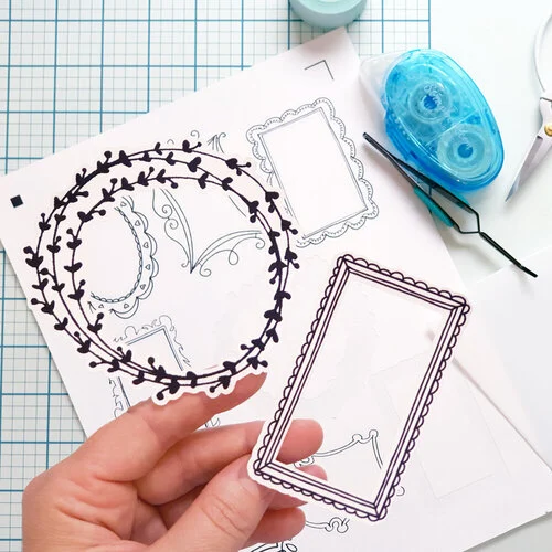 Scrapbook.com - 8.5x11 Sticker Paper - Printable - Matte White - 30 Sheets 8 Scrapbook.com - 8.5x11 Sticker Paper - Printable - Matte White - 30 Sheets