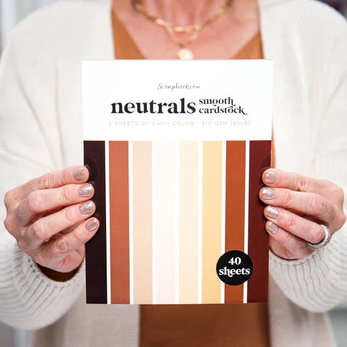 Scrapbook.com - Neutrals - Smooth Cardstock Paper Pad - 6x8 - 40 Sheets 3 Scrapbook.com - Neutrals - Smooth Cardstock Paper Pad - 6x8 - 40 Sheets