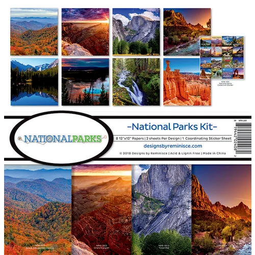 Reminisce - National Parks Collection - 12 x 12 Collection Kit 1 Reminisce - National Parks Collection - 12 x 12 Collection Kit
