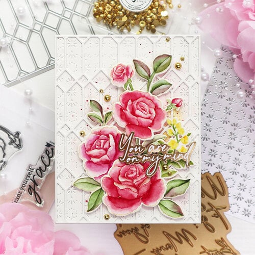 Pinkfresh Studio - Dies - Hexagon Tiles Coverplate 5 Pinkfresh Studio - Dies - Hexagon Tiles Coverplate