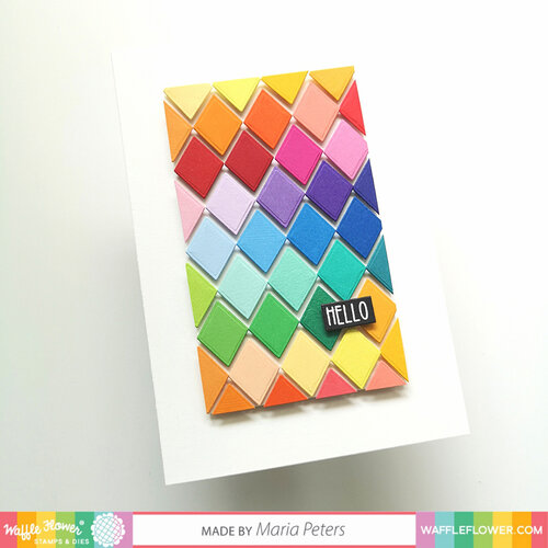 Waffle Flower Crafts - Craft Dies - Nesting Diamonds 2 Waffle Flower Crafts - Craft Dies - Nesting Diamonds