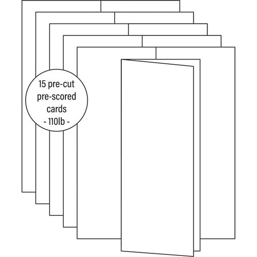 Pink and Main - Card Bases - Slimline
