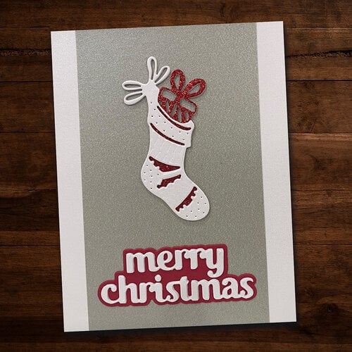 Paper Rose - Dies - Merry Christmas Chunky 4 Paper Rose - Dies - Merry Christmas Chunky